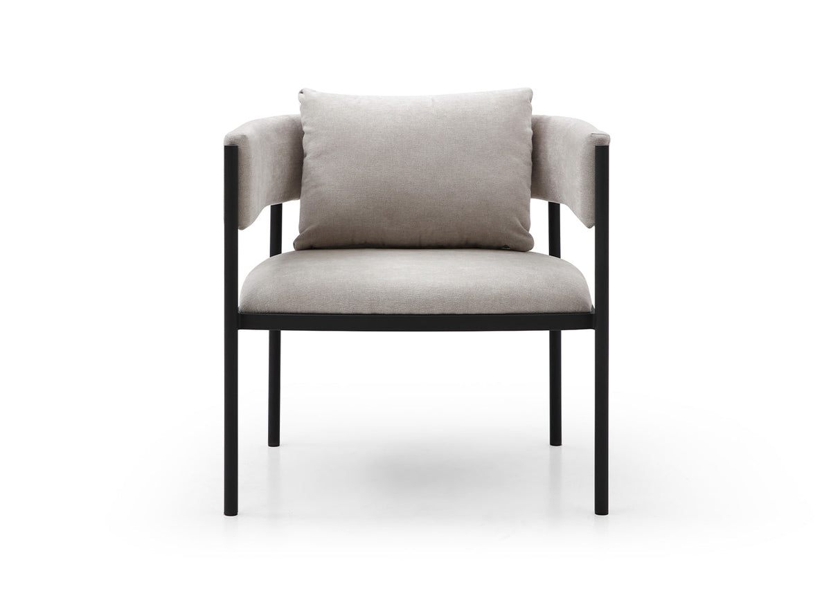 Whiteline Modern Living Envie Accent Chair - CH1821F-LGRY - MyBBQDirect