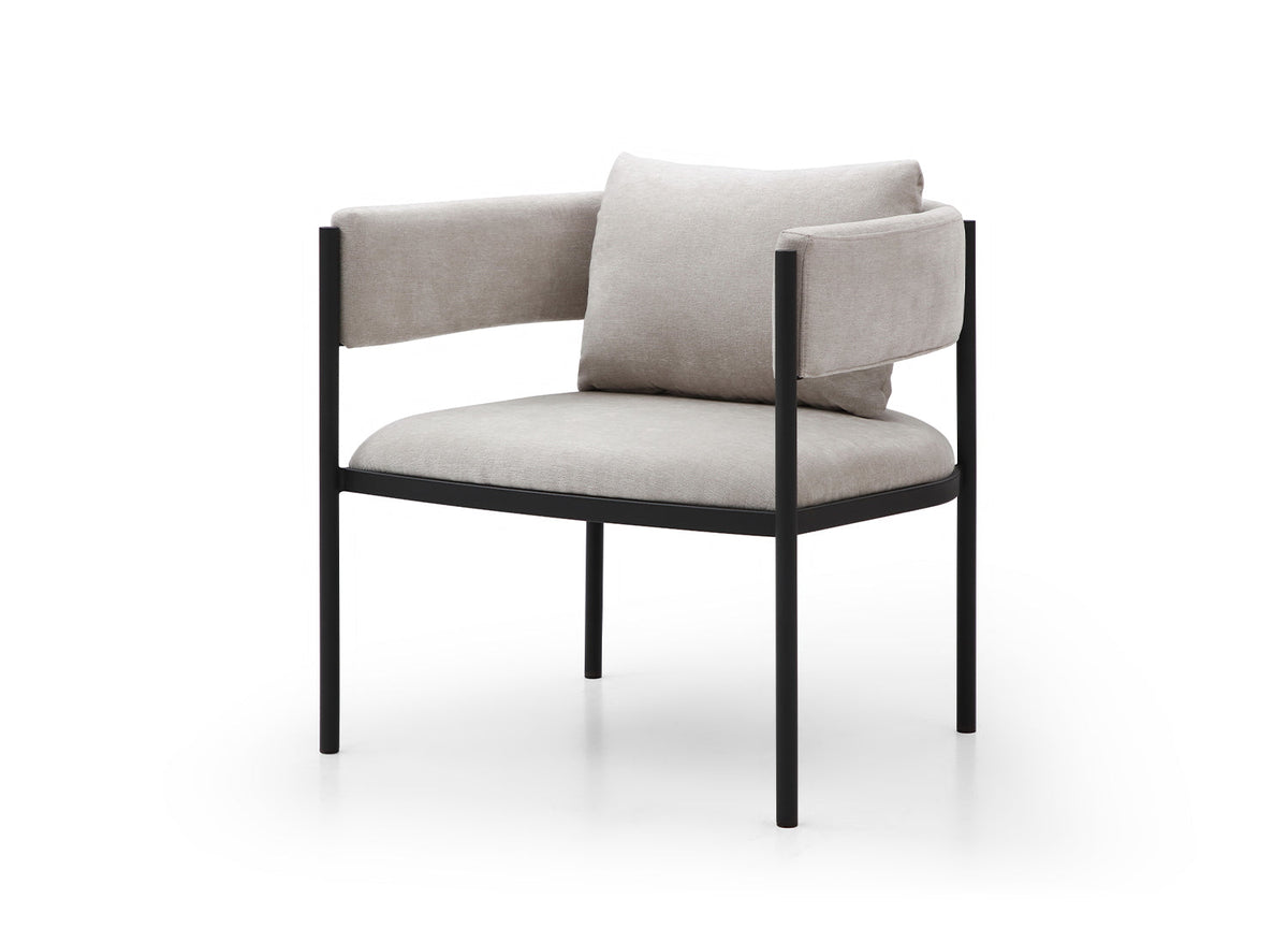 Whiteline Modern Living Envie Accent Chair - CH1821F-LGRY - MyBBQDirect