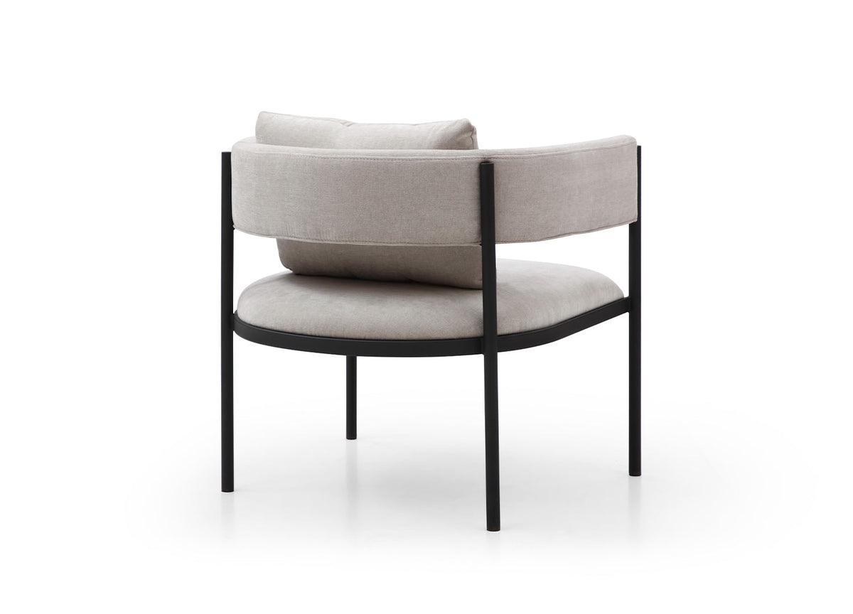 Whiteline Modern Living Envie Accent Chair - CH1821F-LGRY - MyBBQDirect