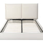 Whiteline Modern Living Eric Queen Bed in Beige Color - BQ2011F - MyBBQDirect