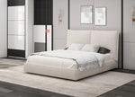 Whiteline Modern Living Eric Queen Bed in Beige Color - BQ2011F - MyBBQDirect