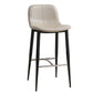 Whiteline Modern Living Franklin Counter Stool In Taupe Color - BS1666C-TAU