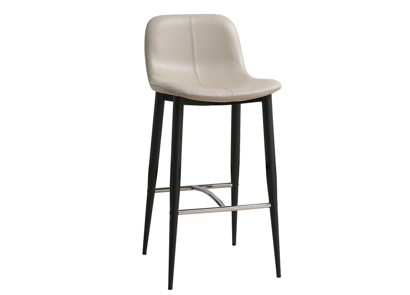 Whiteline Modern Living Franklin Counter Stool In Taupe Color - BS1666C-TAU