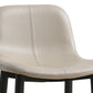 Whiteline Modern Living Franklin Counter Stool In Taupe Color - BS1666C-TAU