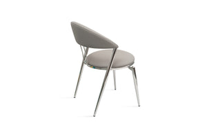 Whiteline Modern Living Geneva Dining Chair - DC1640-GRY - MyBBQDirect