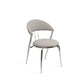 Whiteline Modern Living Geneva Dining Chair - DC1640-GRY - MyBBQDirect