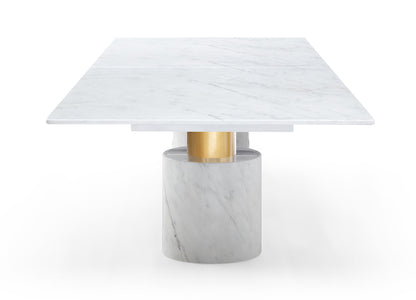 Whiteline Modern Living Geneva Extra Large Dining Table Cylinder - DT1640XL