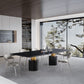 Whiteline Modern Living Geneva Extra Large Dining Table Cylinder - DT1640XL