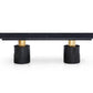 Whiteline Modern Living Geneva Extra Large Dining Table Cylinder - DT1640XL