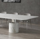 Whiteline Modern Living Geneva Extra Large Dining Table Cylinder - DT1640XL