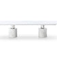 Whiteline Modern Living Geneva Extra Large Dining Table Cylinder - DT1640XL