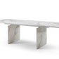 Whiteline Modern Living Georgia Extendable Dining Table - DT1930-WHT