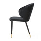 Whiteline Modern Living Gracie Dining Chair - DC1795F-BLK
