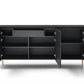 Whiteline Modern Living Heidi Buffet - SB1842-BLK - MyBBQDirect
