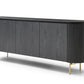 Whiteline Modern Living Heidi Buffet - SB1842-BLK - MyBBQDirect