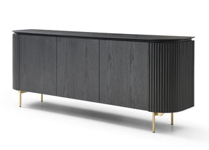 Whiteline Modern Living Heidi Buffet - SB1842-BLK - MyBBQDirect