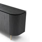 Whiteline Modern Living Heidi Buffet - SB1842-BLK - MyBBQDirect