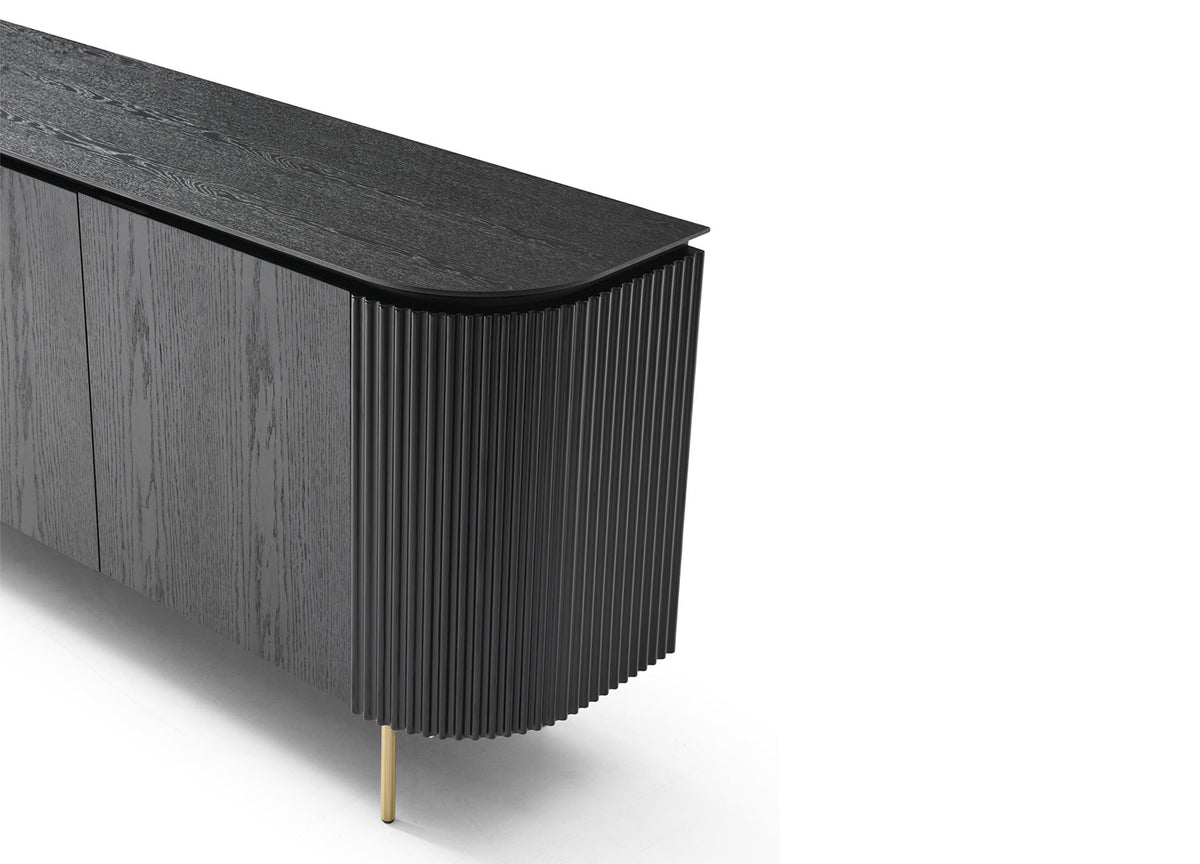 Whiteline Modern Living Heidi Buffet - SB1842-BLK - MyBBQDirect