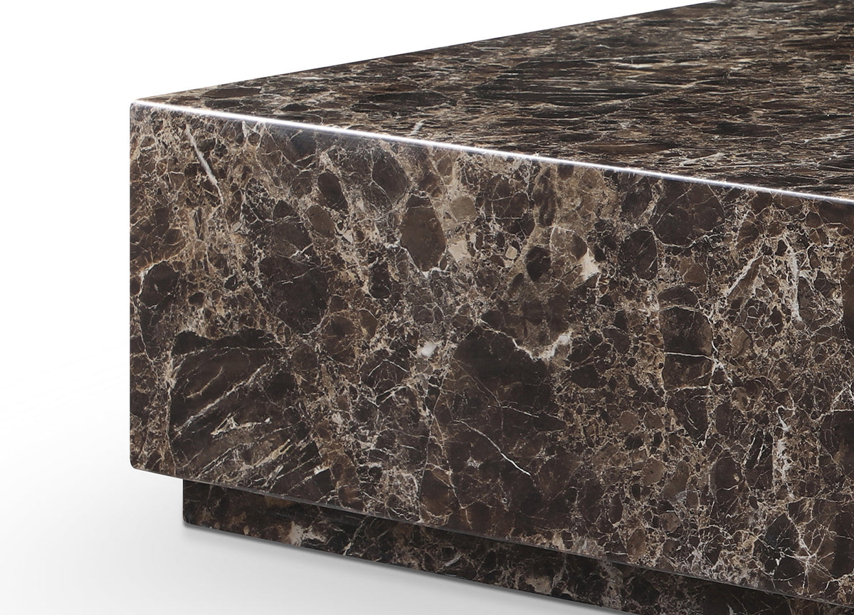 Whiteline Modern Living Iris Rectangle Coffee Table - CT1927R - MyBBQDirect