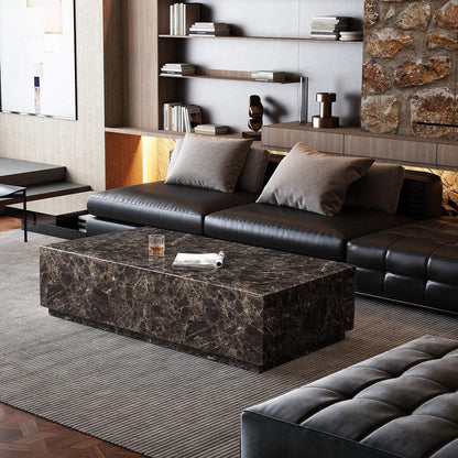 Whiteline Modern Living Iris Rectangle Coffee Table - CT1927R - MyBBQDirect