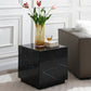 Whiteline Modern Living Iris Side Table - ST1927 - MyBBQDirect