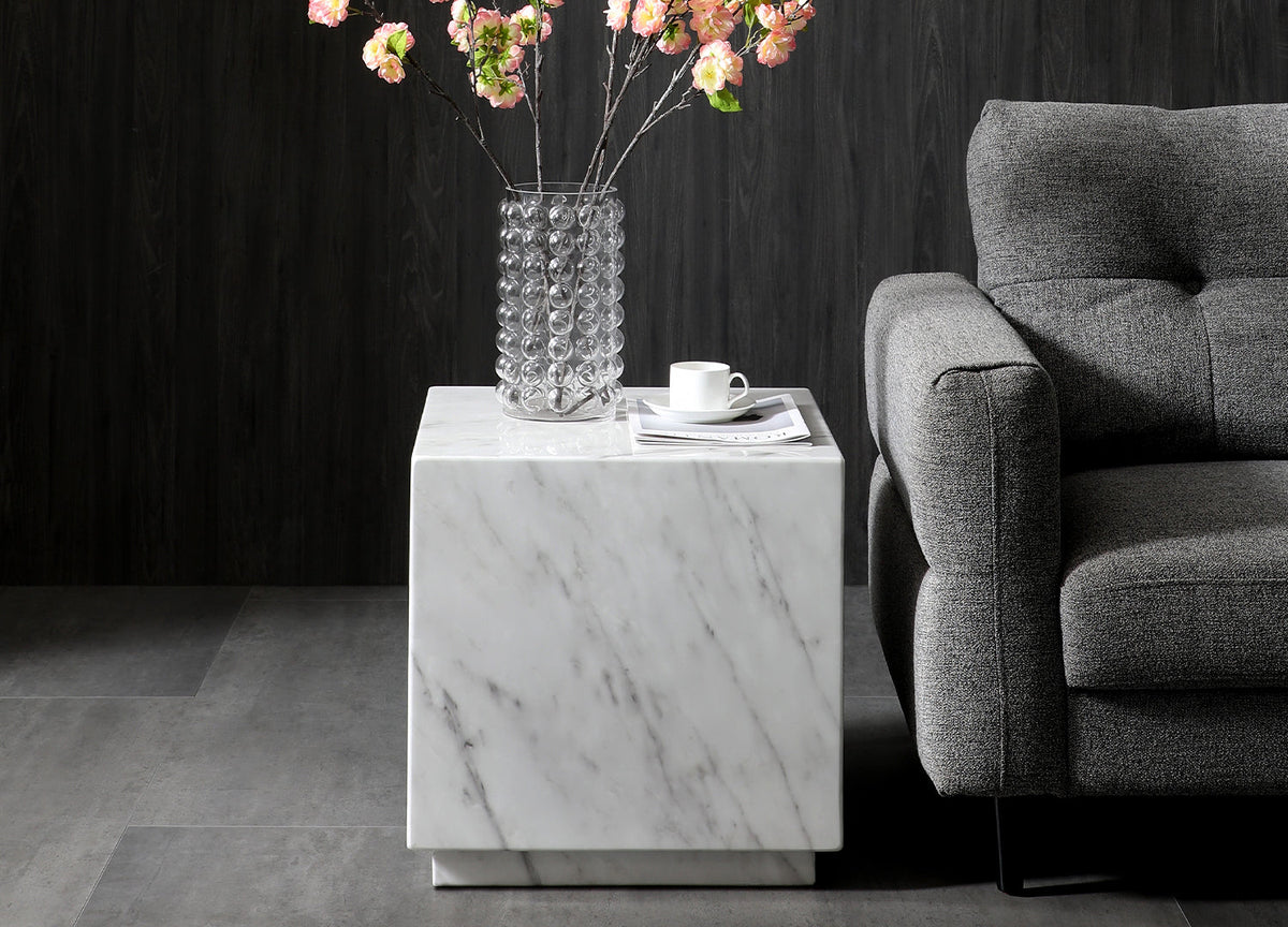 Whiteline Modern Living Iris Side Table - ST1927 - MyBBQDirect