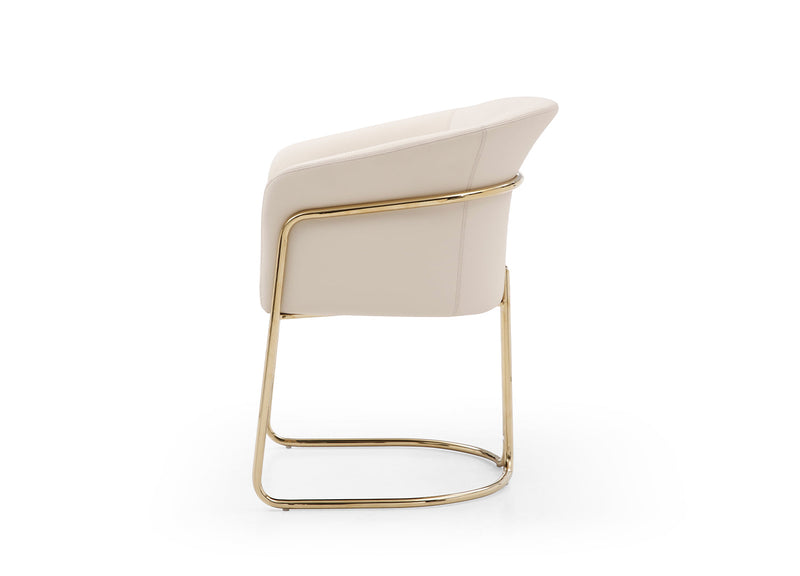 Whiteline Modern Living Jolie Dining Armchair - DAC1923-BEI