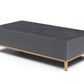 Whiteline Modern Living Karen 4-Piece Outdoor Lounge Set in Dark Grey - COL1832