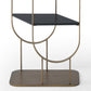 Whiteline Modern Living Koda Oval Bookshelf - DI1936