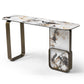 Whiteline Modern Living Kora Console - CO1884-WHT/BLK/GLD