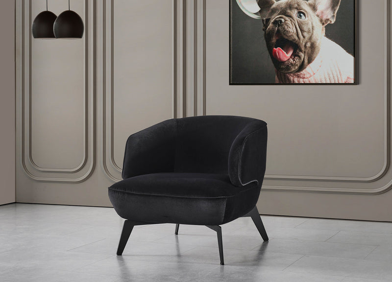 Whiteline Modern Living Mersin Accent Chair - CH1756F-BLK