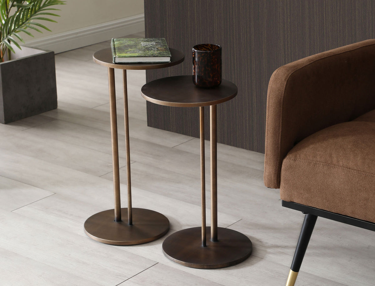 Whiteline Modern Living Nala Side Table - ST1878 - MyBBQDirect