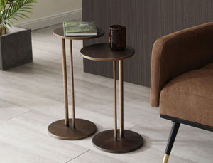 Whiteline Modern Living Nala Side Table - ST1878 - MyBBQDirect