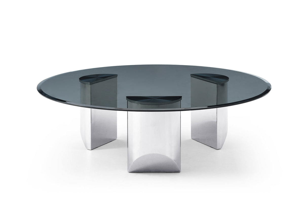 Whiteline Modern Living Naomi Coffee Table in Silver Color - CT1934 - MyBBQDirect