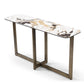 Whiteline Modern Living Nola Console - CO1883-WHT/BLK/GLD