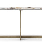 Whiteline Modern Living Nola Console - CO1883-WHT/BLK/GLD