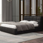 Whiteline Modern Living Owen Queen Bed in Dark Grey Color - BQ2010F