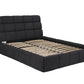Whiteline Modern Living Owen Queen Bed in Dark Grey Color - BQ2010F
