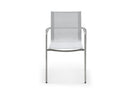 Whiteline Modern Living Paola Outdoor Dining Armchair - DAC1924-LGRY