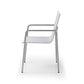 Whiteline Modern Living Paola Outdoor Dining Armchair - DAC1924-LGRY