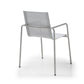 Whiteline Modern Living Paola Outdoor Dining Armchair - DAC1924-LGRY