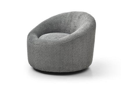 Whiteline Modern Living Perla Swivel Accent Chair - CH2009F - MyBBQDirect