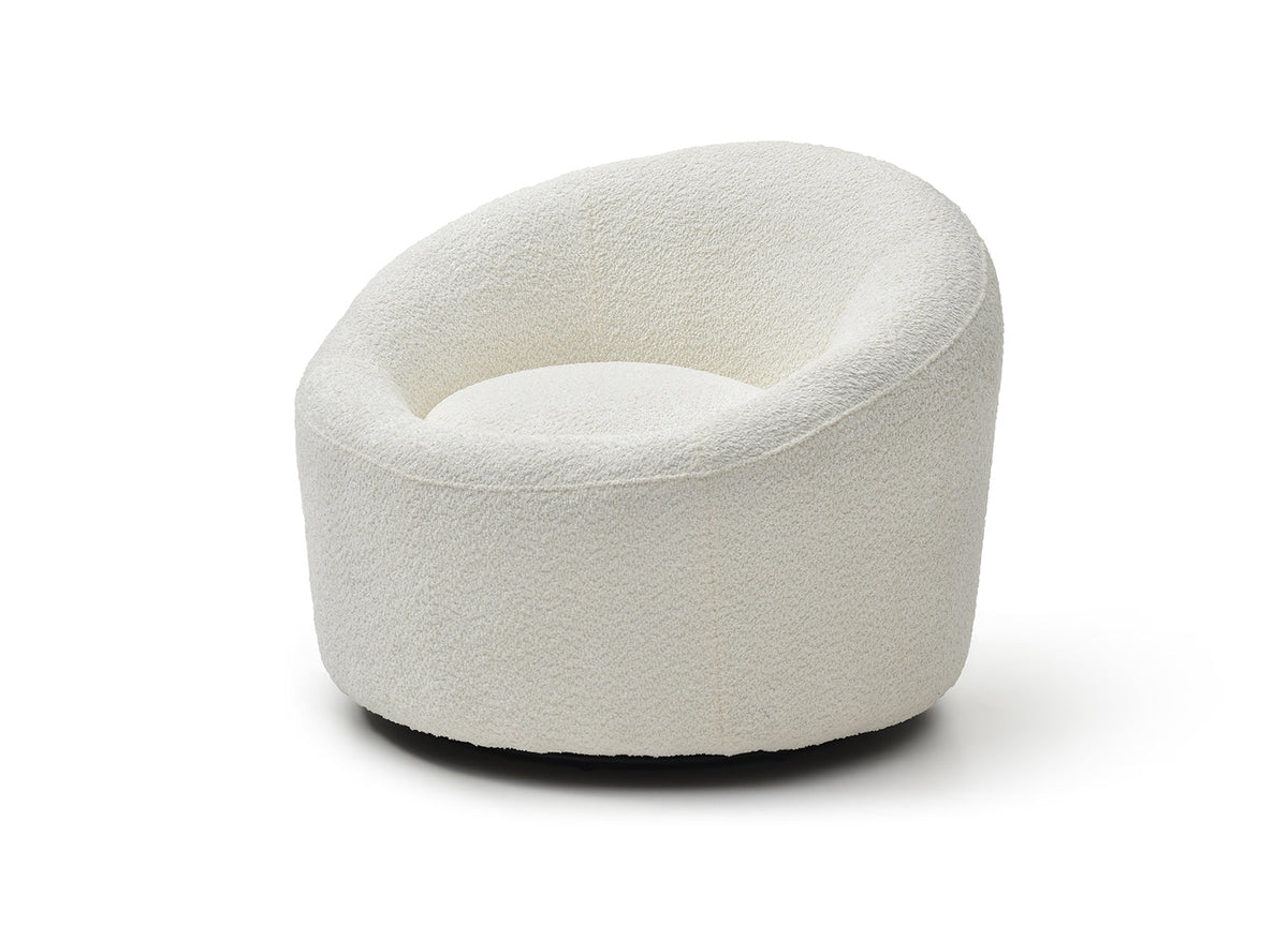 Whiteline Modern Living Perla Swivel Accent Chair - CH2009F - MyBBQDirect