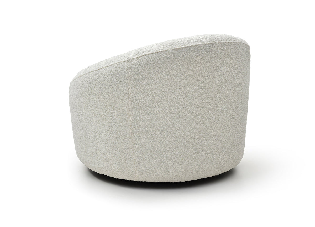 Whiteline Modern Living Perla Swivel Accent Chair - CH2009F - MyBBQDirect