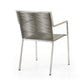 Whiteline Modern Living Rhea Outdoor Dining Armchair - DAC1834-LBRN - MyBBQDirect