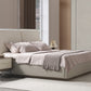 Whiteline Modern Living Romina King Bed in Light Grey Color - BK2020P