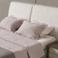 Whiteline Modern Living Romina Queen Bed in Light Grey Color - BQ2020P