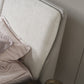 Whiteline Modern Living Romina Queen Bed in Light Grey Color - BQ2020P