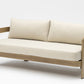 Whiteline Modern Living Sally 4 Piece Outdoor Lounge Set in Beige Color - COL2005
