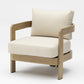 Whiteline Modern Living Sally 4 Piece Outdoor Lounge Set in Beige Color - COL2005